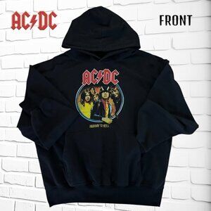 AC/DC Highway To Hell 1979 North American Tour Hoodie - L Gender Neutral